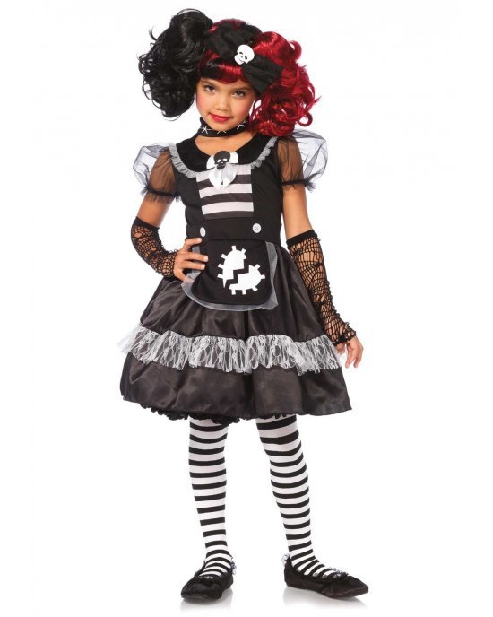 Costume Halloween Bambina Rebel Rag Doll - Leg Avenue
