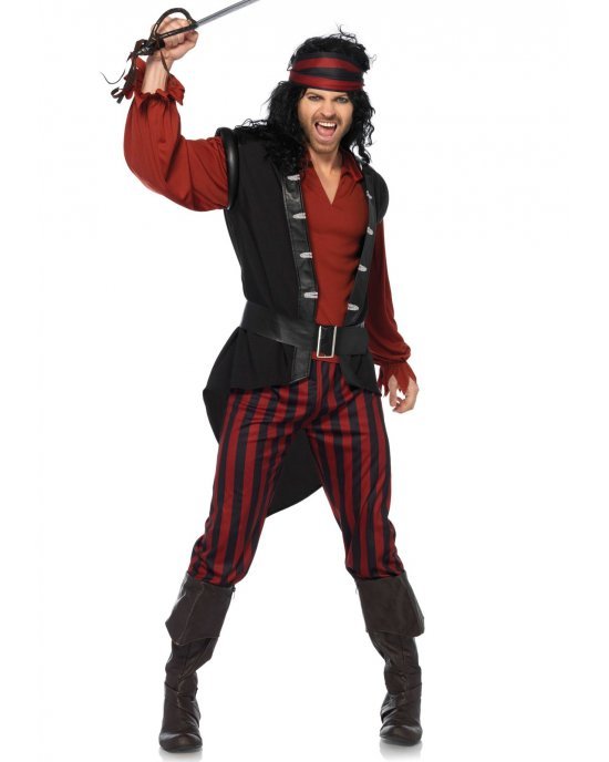 Costume Scurvy Pirate M/L - Leg Avenue