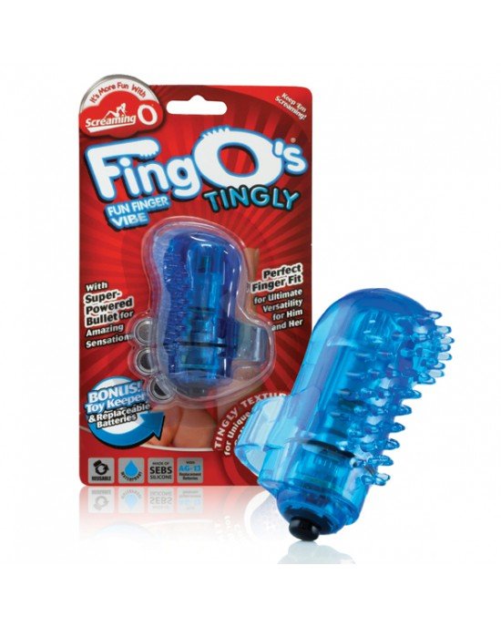 Vibratore Fingo Tingly blu - The Screaming O