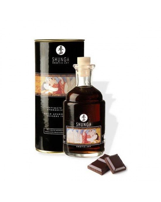 Olio afrodisiaco riscaldante cioccolato - Shunga