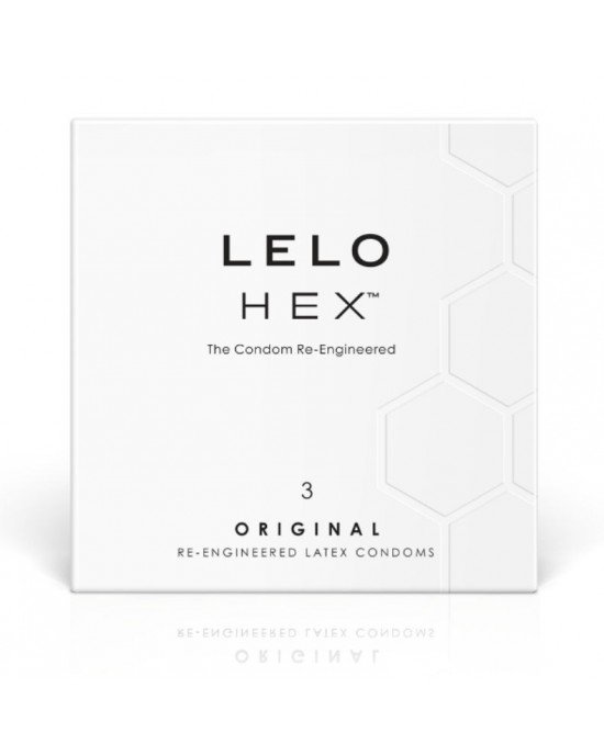 Preservativo hex confezione 3 pezzi - Lelo