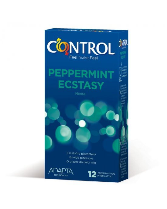 Preservativo peppermint ecstasy confezione 12 pezzi - Control