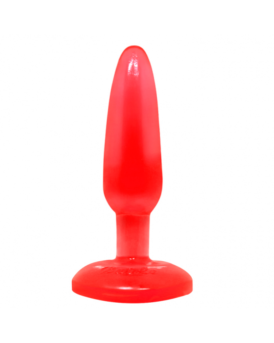 Plug Anale in gelatina Rosso 14.2 cm - Sexy Shop