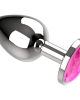 Plug Anale in Metallo Cristal Pink Taglia L - Coquette - Sexy Shop