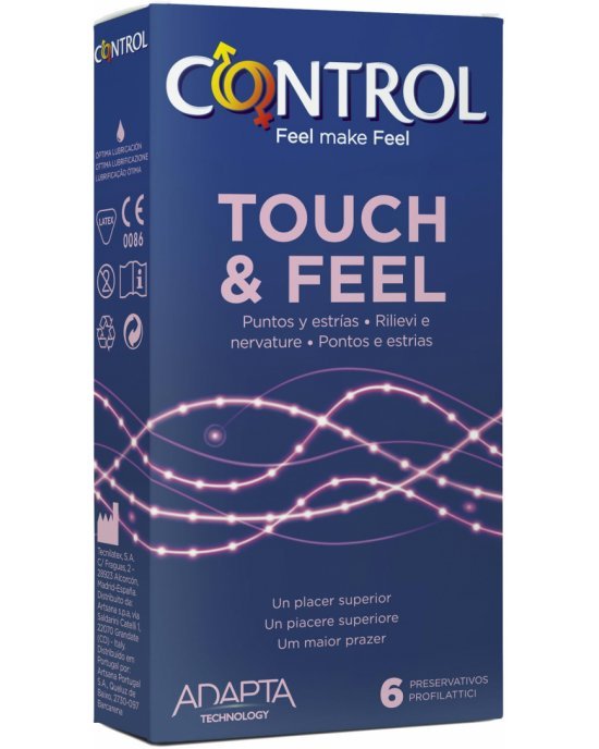 Preservativo touch & feel confezione 6 pezzi - Control